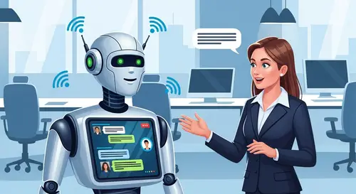 Friendly Chatbot: Human-Like Conversations in a Modern Office Setting