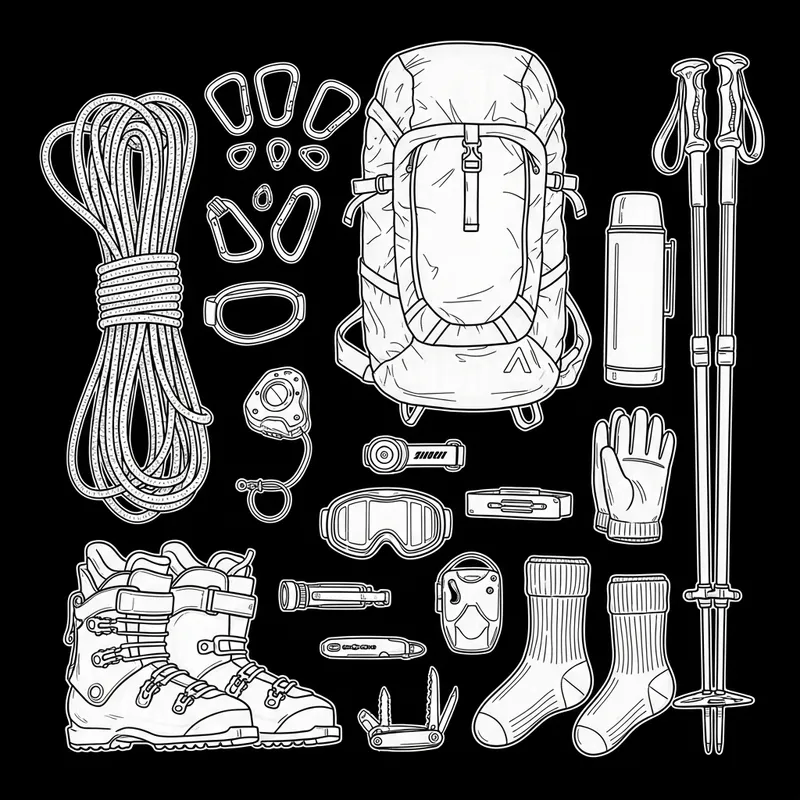 Backcountry Ski Gear | Backpack, Boots, Rope & Accessories