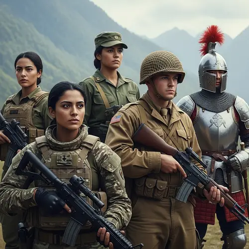 Diverse Soldiers Through History: Bravery and Unity