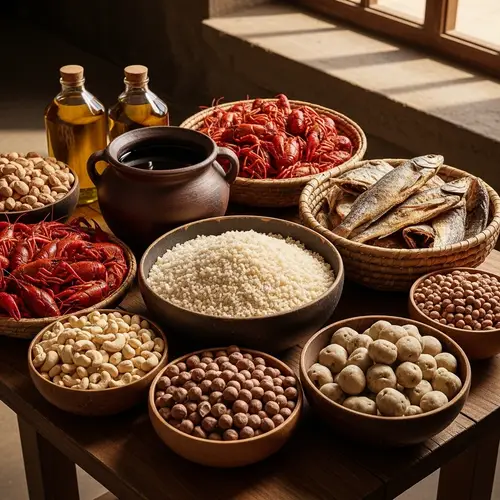 Native Foods Collection: Palm Oil, Crayfish, Dried Fish & More