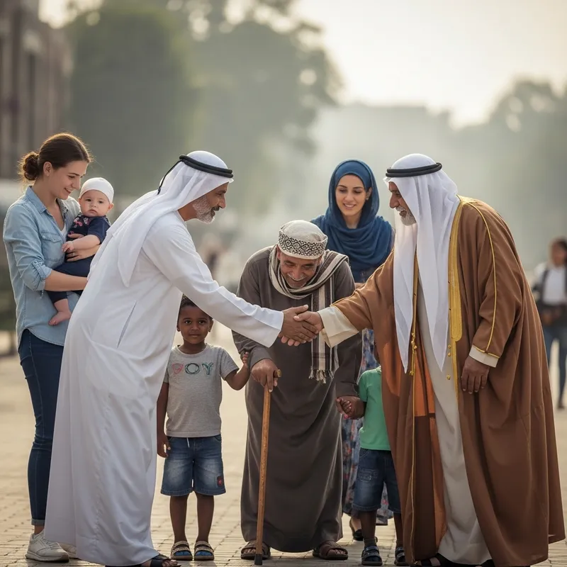 Sheikh Ali Bin Abdul Rahman Al Thani Assists Needy Individuals