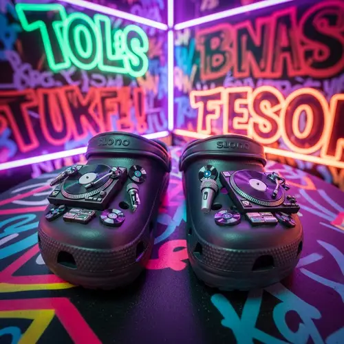 Funky DJ-Inspired Clog Shoes for Music Lovers