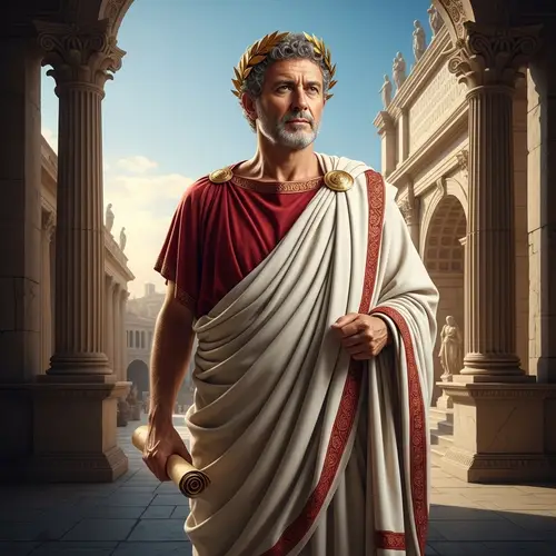 Marco Aurelio - Ancient Roman Emperor Portrait