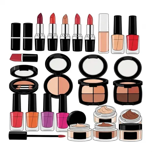 Stylish Minimalist Beauty Products Showcase