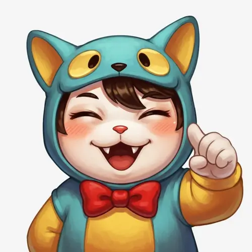 Whimsical Anthropomorphic Character in Vibrant Cartoon Style