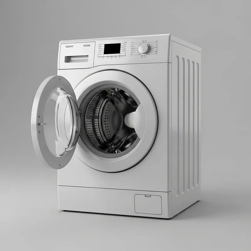 3D Washing Machine Illustration