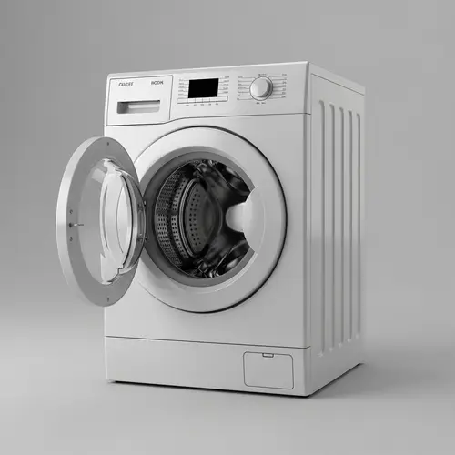 Modern 3D Rendering of Washing Machine