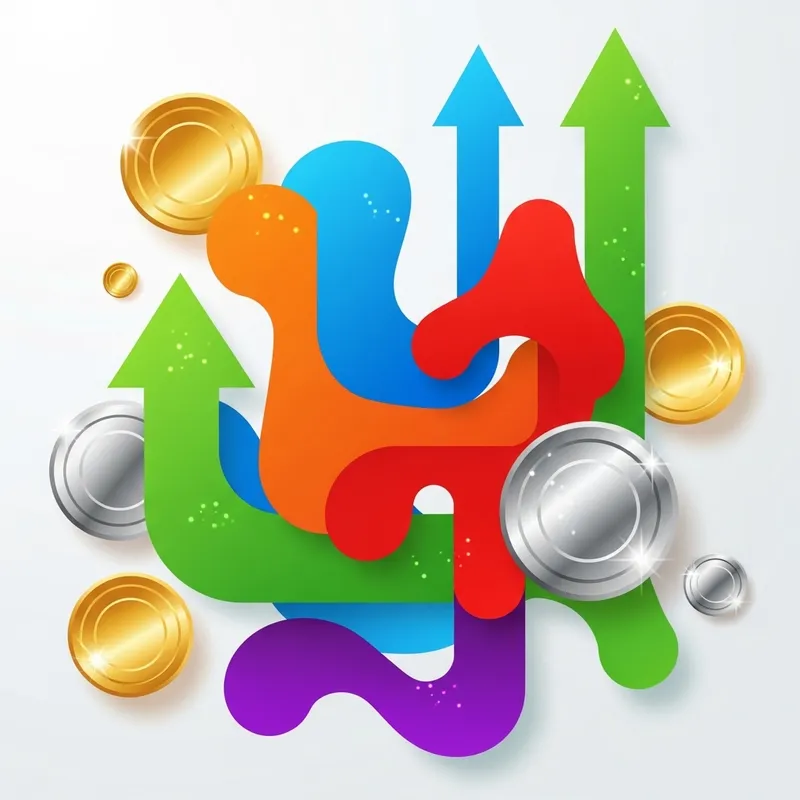 UMKM Abstract Organic Shapes Design | Dynamic Business Concepts