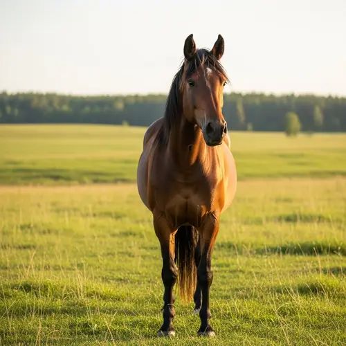 Stunning Horse in a Serene Meadow
