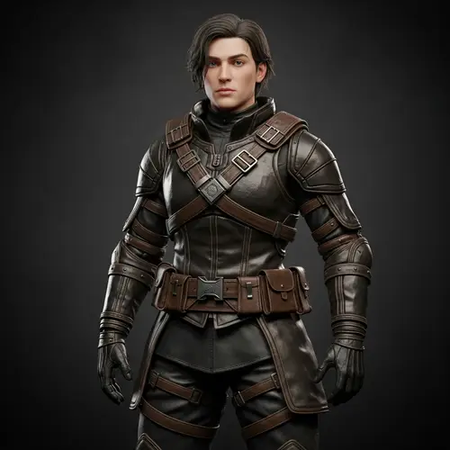 Shy Cat Girl with Pastel Rainbow Hair