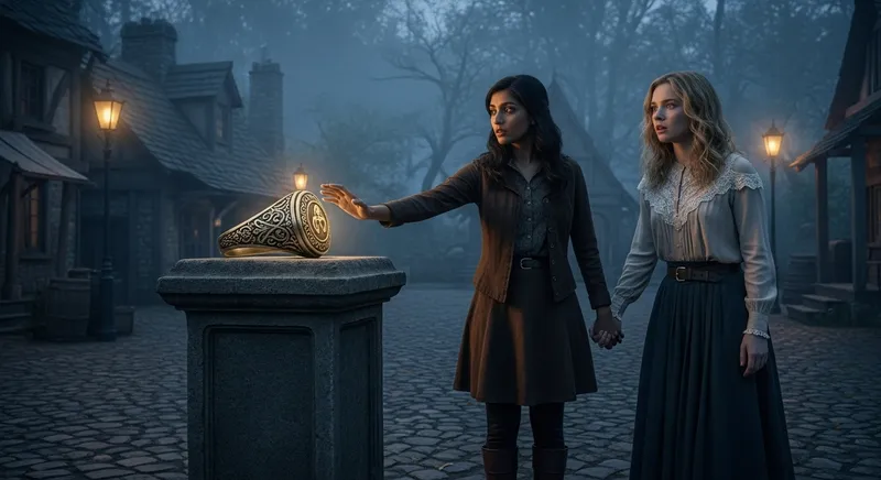 Cursed Ring in Ancient Village: Eerie Encounter of Two Women