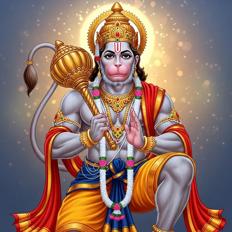 Hanuman Ji Drawing: Powerful Mythological Deity
