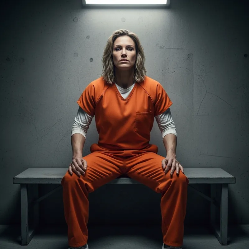 Lexi Chaplin Prison Image: Stoic Defiance Lookalike