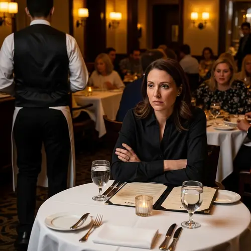 Woman Feeling Uncomfortable in Restaurant | Joan Story