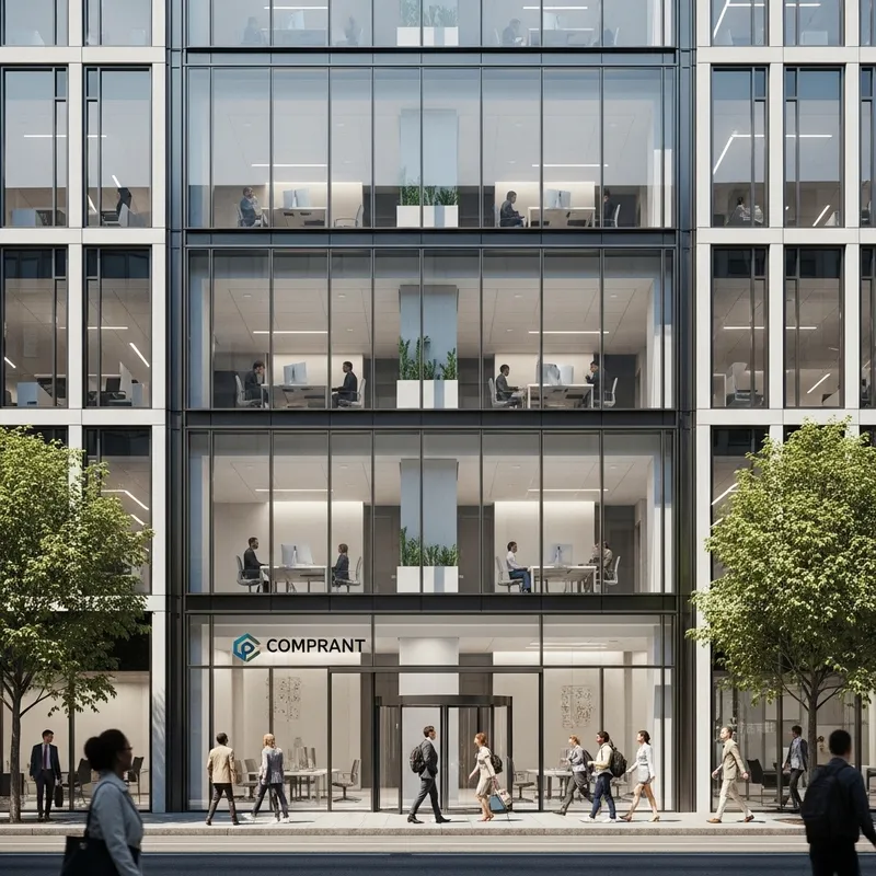 Corporate Diversity Scene at Company Headquarters