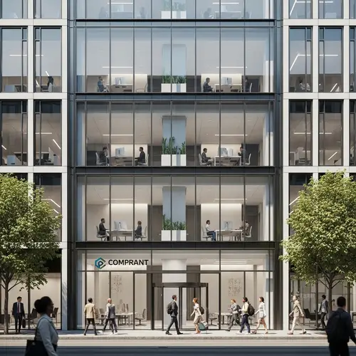 Modern Corporate Building in City | Diversity & Inclusivity Scene