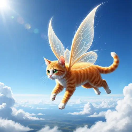 Gato Volador: A Fairy Cat in the Sky