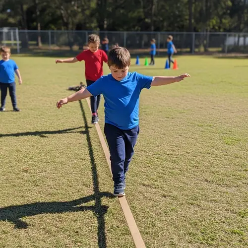 Balance Game: Tightrope Walker's Path