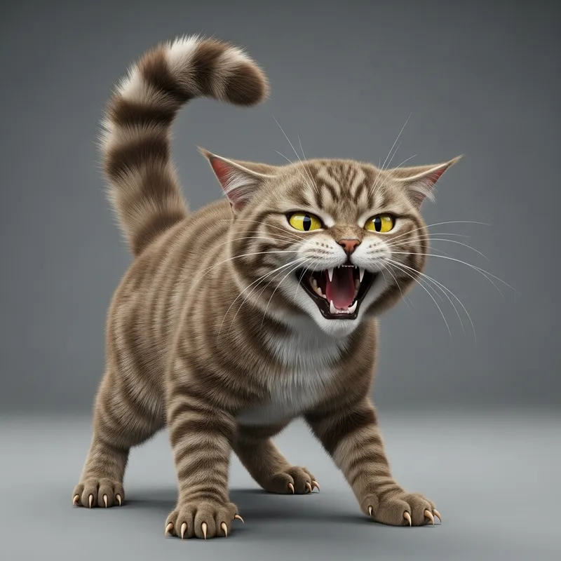 Furious Cat - Expressing Anger