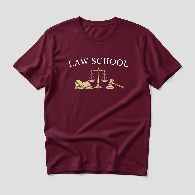 Vinotinto Law School T-Shirt | Quality Design