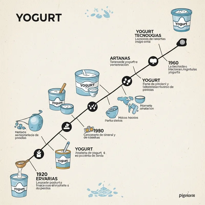 History of Yogurt: A Decorative Timeline