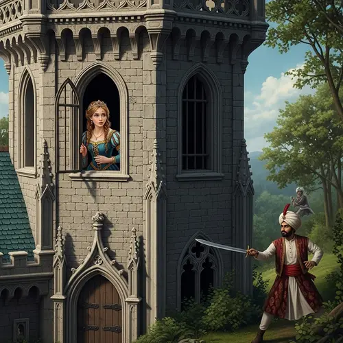 Medieval Princess Captured: Prince's Rescue Mission