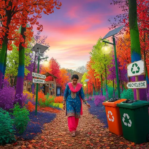 Alternative Tourism with Vibrant Colors