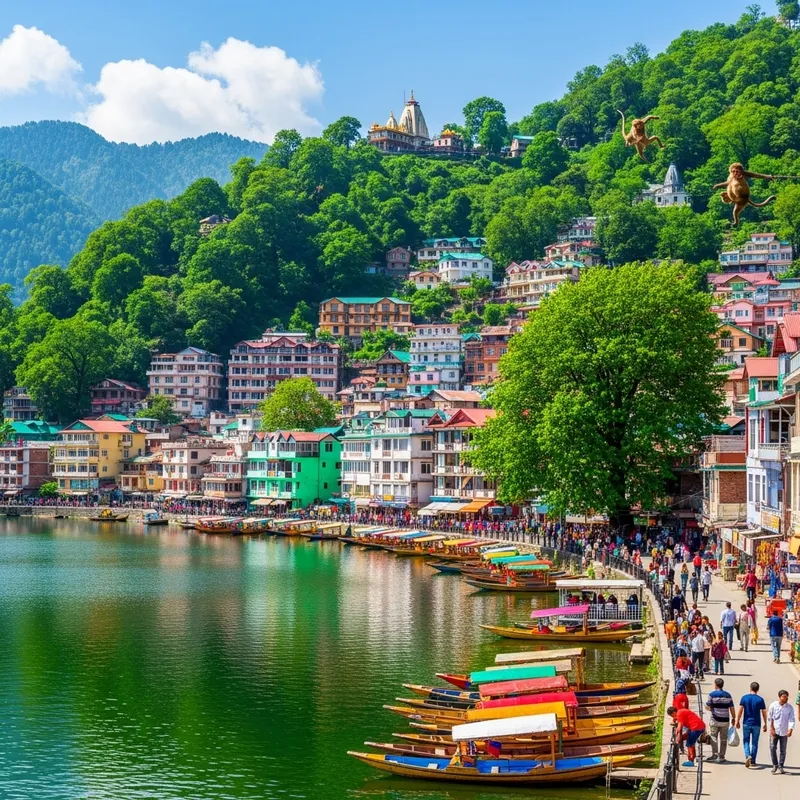 Discover Nanital's Enchanting Beauty | Naini Lake, Naina Devi Temple