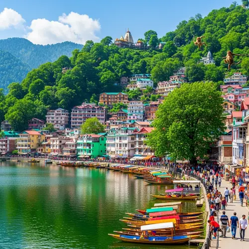 Explore Nanital's Serene Beauty | Naini Lake, Naina Devi Temple