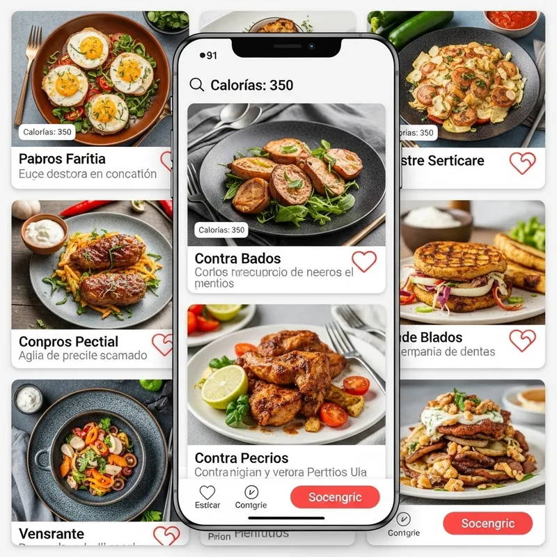 Food Planner App: Vibrant Spanish Recipes | Fresh Ingredients