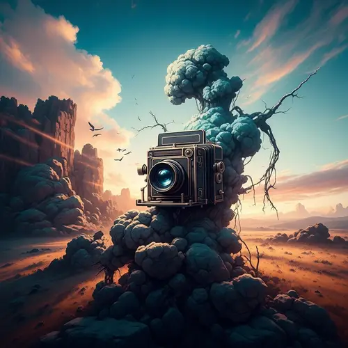 Surreal Journey into the Subconscious - Dali-Inspired Dreamlike Art