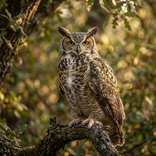 Hyper-Realistic Portrait of a Wise Old Owl