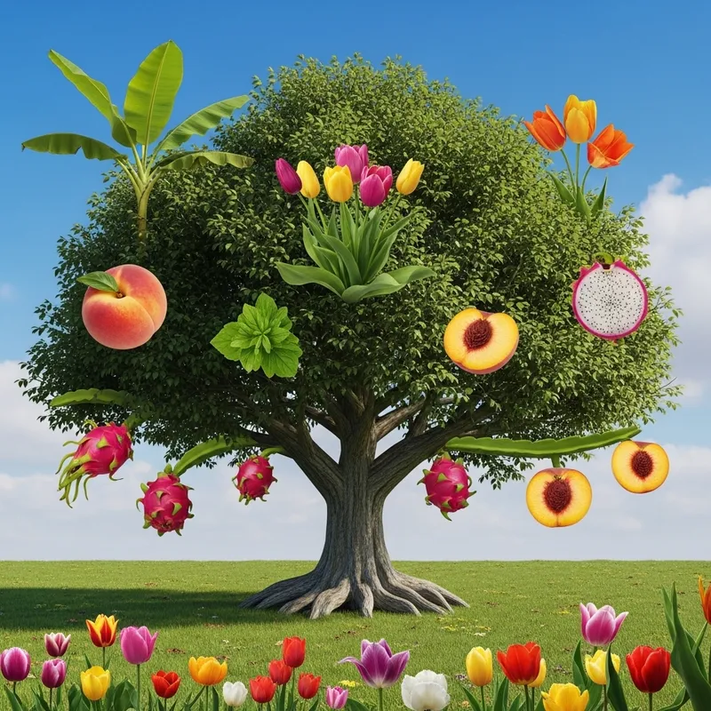 Unique Organism: A Blend of Exotic Plants