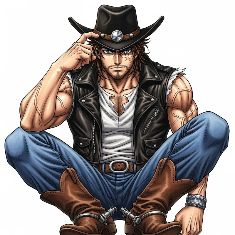 Chuck Norris Manga Character - Unstoppable Force