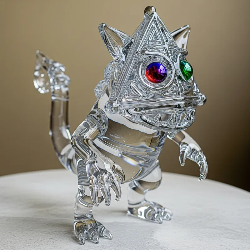 Glass Pokemon - Exquisite Transparent Creature Design