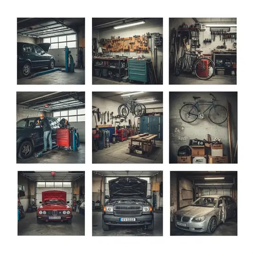 Garage Collage: DIY Projects, Vehicle Repairs, Tool Organization