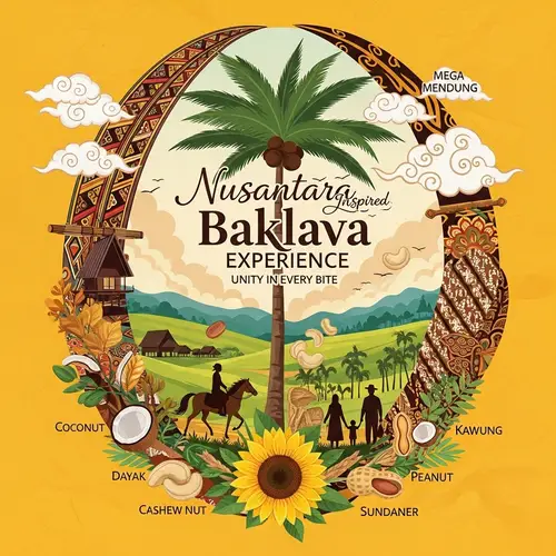 Nusantara-Inspired Baklava Experience: Unity in Culinary Diversity