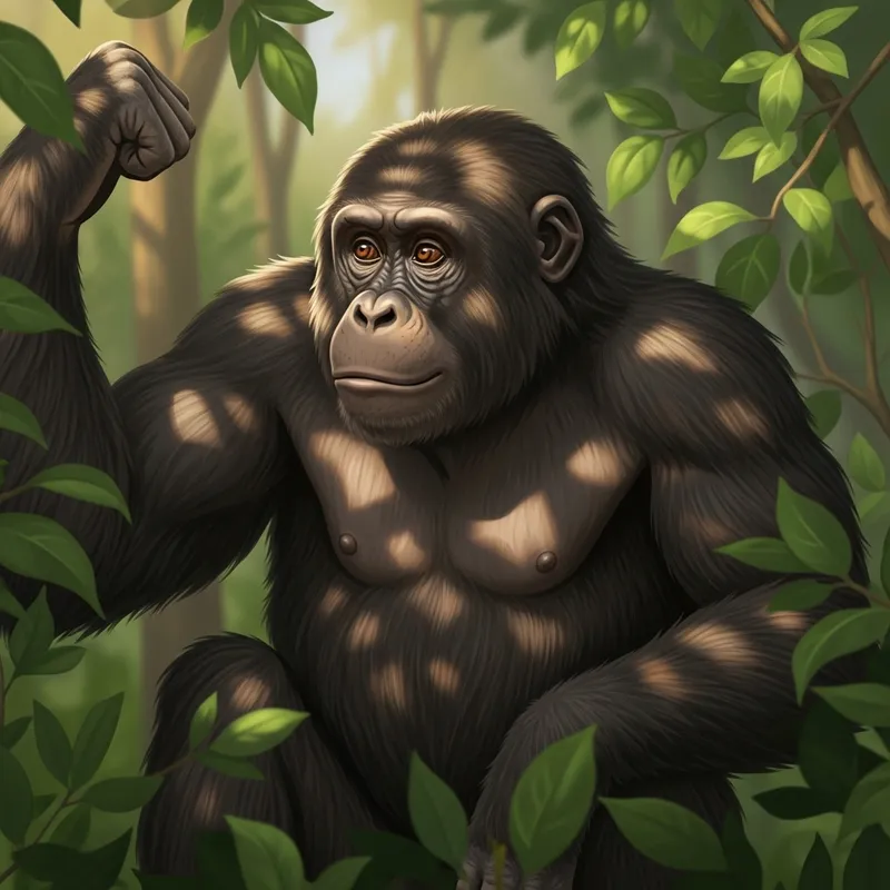 Majestic Ape in Natural Habitat | Wildlife Photography