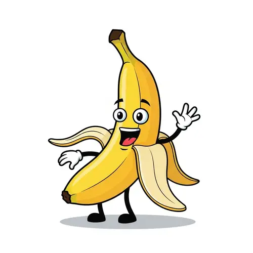 Silly Banana Peel Clipart for Comedic Fun