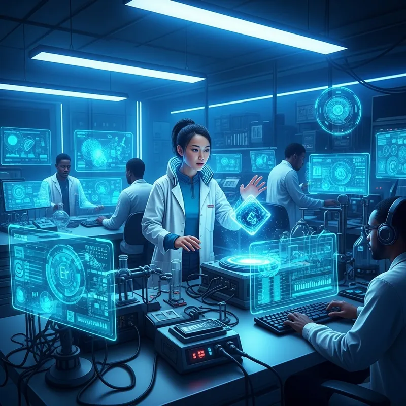 Futuristic Scientific Discovery | High-Tech Lab Innovation