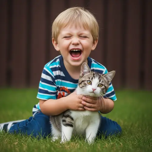 Young Boy Meowing - Cute Cat Sounds