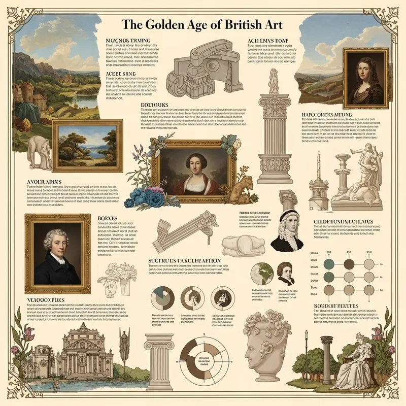 Golden Age of British Art Infographic: Elements & Overview Golden Age of British Art Infographic: Elements & Overview