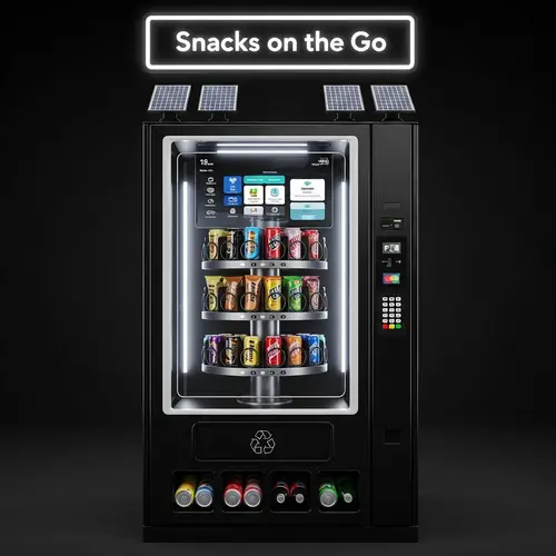Futuristic Vending Machine | Snacks on the Go