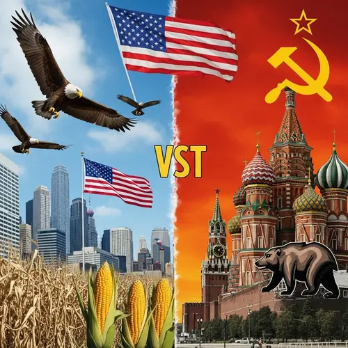 Cold War Superpowers Face Off