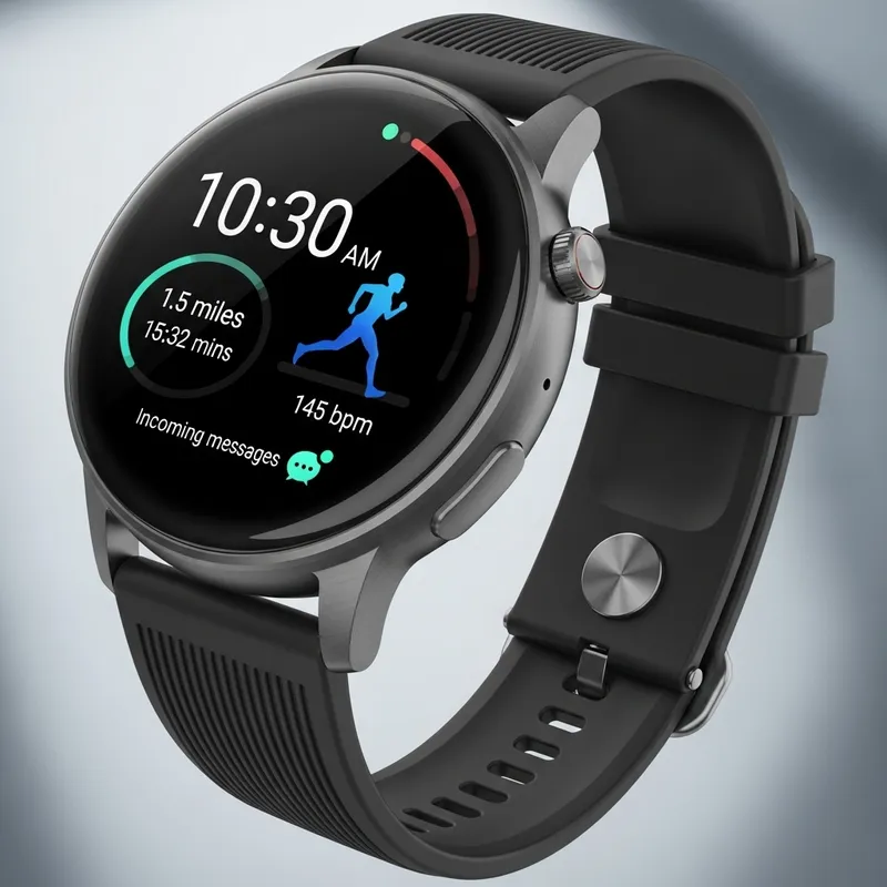 Sleek High-Resolution Smart Watch with Fitness Tracker