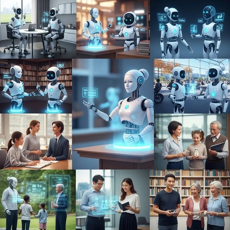 AI Teaching Humans in Futuristic Worlds