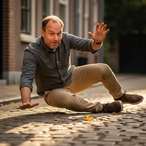 Bryan Falling Mishap: Amused Yet Embarrassed Moment