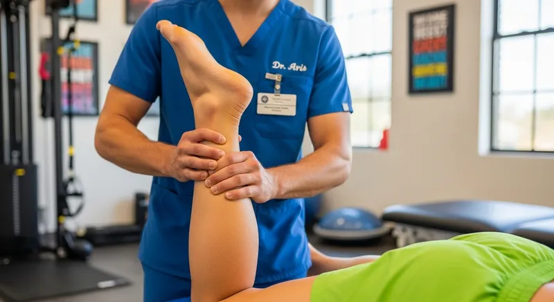 Achilles Tendon Treatment: Photo-Realistic Massage