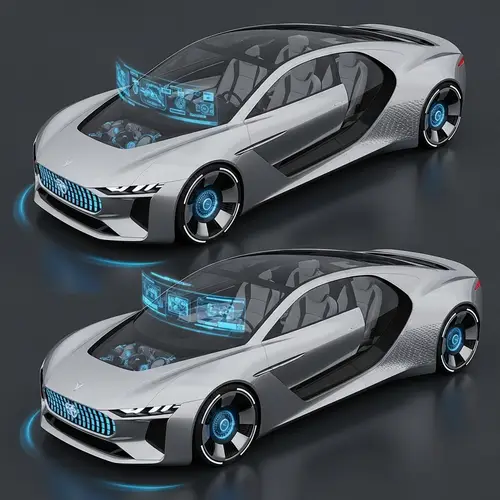Futuristic Car Design With State-of-the-Art Technology