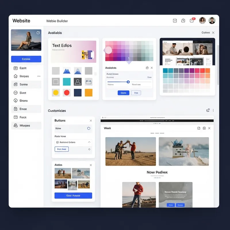 Advanced Website Builder with Elementor Interface & Live Editing Tools